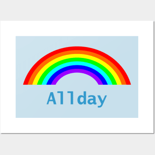 Allday Rainbow Posters and Art